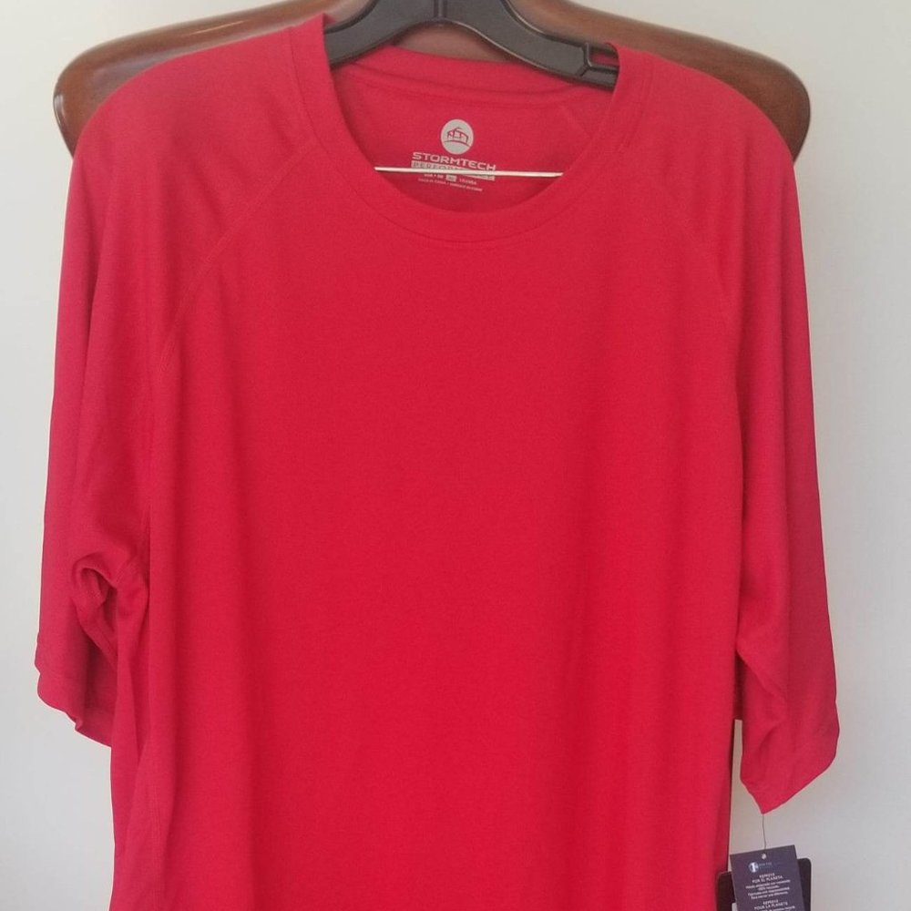 NEW! Men's Stormtech Performance Red XL T-Shirt
